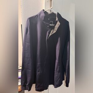 BYLT Basics Navy Printed Elite+ Drop-cut Fairway Pullover